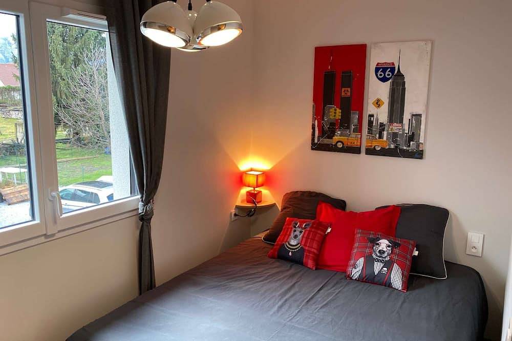 Appartement entier, Yellow cab 3* climatisé avec terrasse et vue montagne in Drumettaz-Clarafond, Région de Chambéry