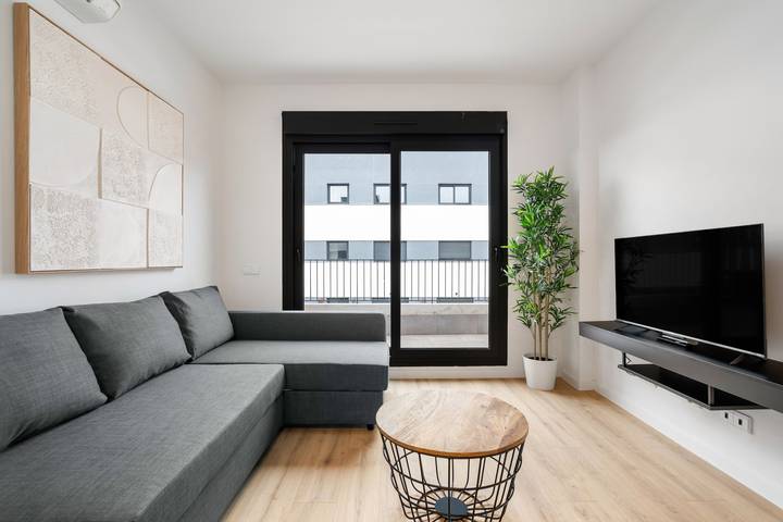 Apartamento para 2 personas, con piscina además de jardín y balcón en San Sebastián de los Reyes