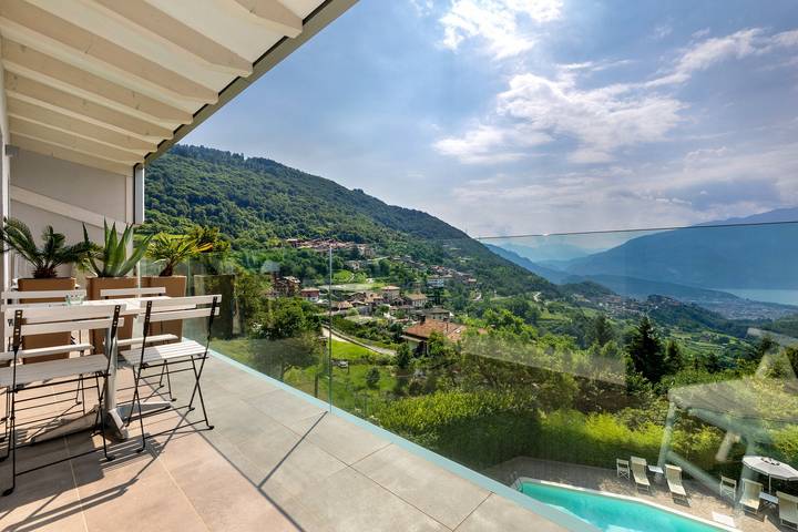 Ferienwohnung für 4 Personen, mit Seeblick und Garten
