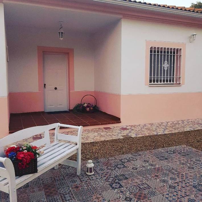 Location de vacances pour 6 personnes, avec jardin ainsi que piscine et vue, animaux acceptés à Almodóvar del Río