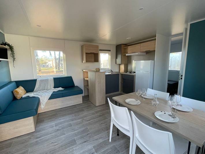 Mobil home pour 4 personnes, avec terrasse et piscine à Saint-Gérons - 3