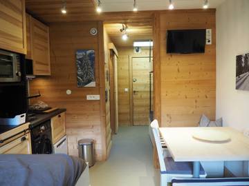 Gîte pour 3 personnes, avec terrasse, animaux acceptés dans Les Trois Vallées