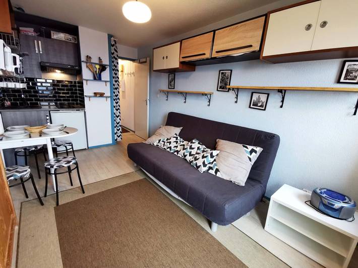 Studio pour 3 personnes, avec Balcon et Vue