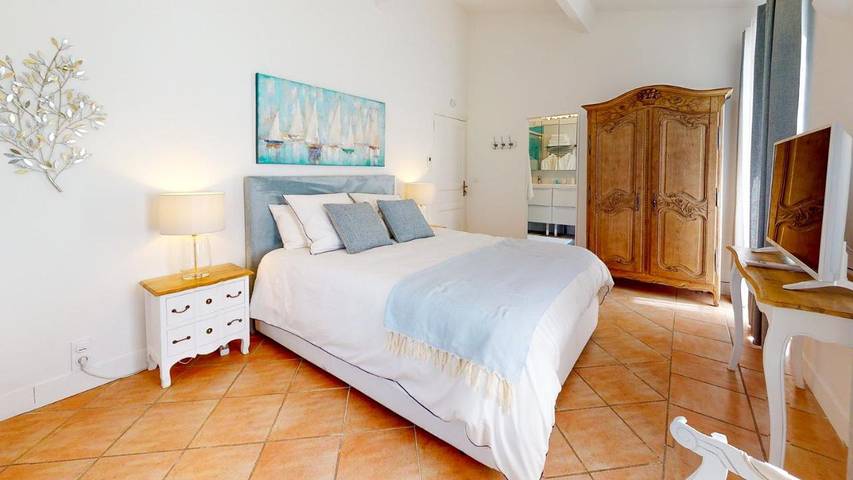 Maison d’hôte pour 2 personnes, avec vue et sauna ainsi que piscine et jardin à Fréjus - 4