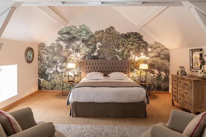 Chambre d’hôte pour 2 personnes, avec terrasse et vue ainsi que jardin et piscine en Bourgogne - 3