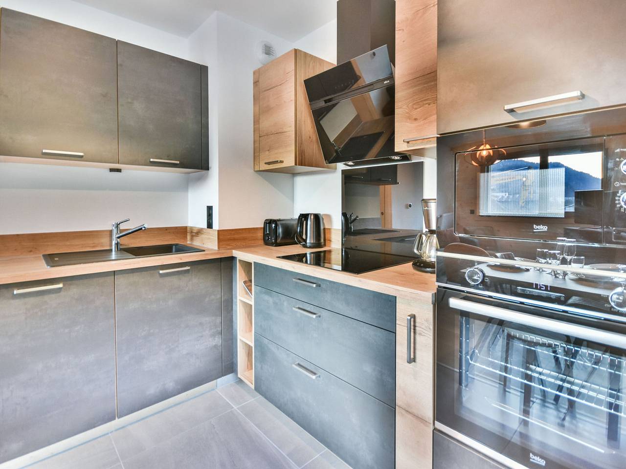 Apartamento entero, Apartamento T3 con Rincón de Montaña - 6 Pers - A Pie de las Pistas in Les Gets, Les Portes du Soleil