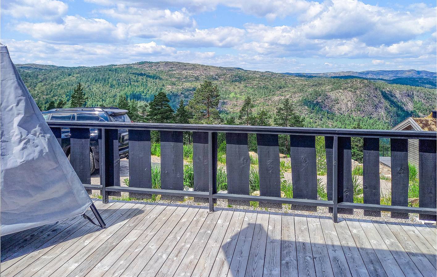 Feriehus for 11 personer med terrasse in Gautefall, Drangedal 