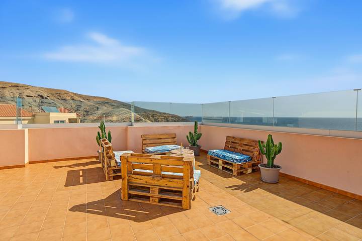 Casa Orquidea – Chalet mit Meerblick, Pool & Dachterrasse in ruhiger Küstenlage, Pelada Beach in Ensenada Pelada, Granadilla de Abona