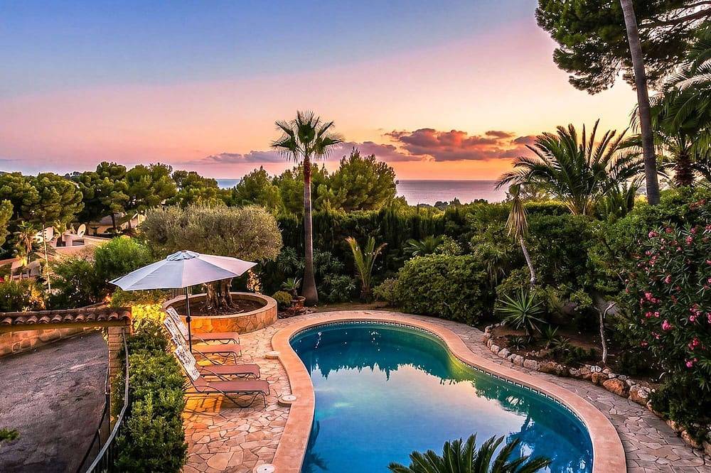 Mediterranean villa with stunning sea views in Costa de la Calma, Mallorca in Costa de la Calma, Calvià