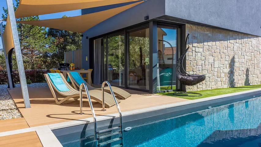 Ferienhaus für 4 Personen, mit Terrasse und Garten sowie Pool in Crikvenica - 4