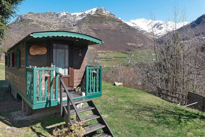 Roulotte Rhododendron - Gavarnie in Gèdre, Nationalparken Pyrenæerne