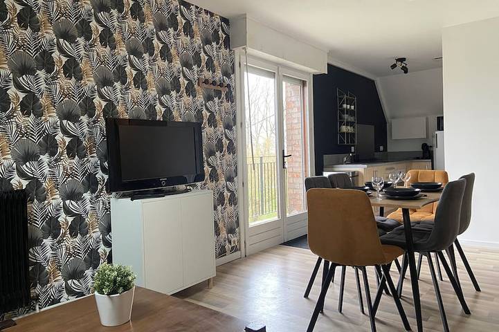 Gîte pour 4 personnes, avec Balcon et Jardin à Quaëdypre