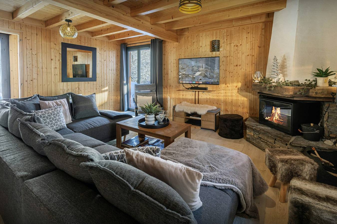 Chalet für 12 Personen mit Balkon in Châtel, Les Portes du Soleil