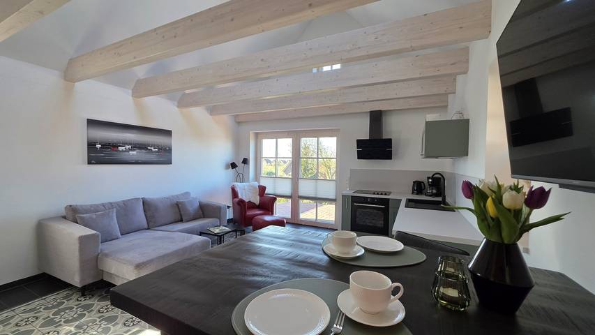 Ferienhaus für 4 Personen, mit Ausblick und Garten sowie Terrasse in Eilsum - 4