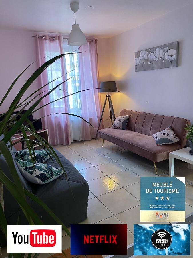 Gîte pour 4 personnes, avec terrasse à Colmar