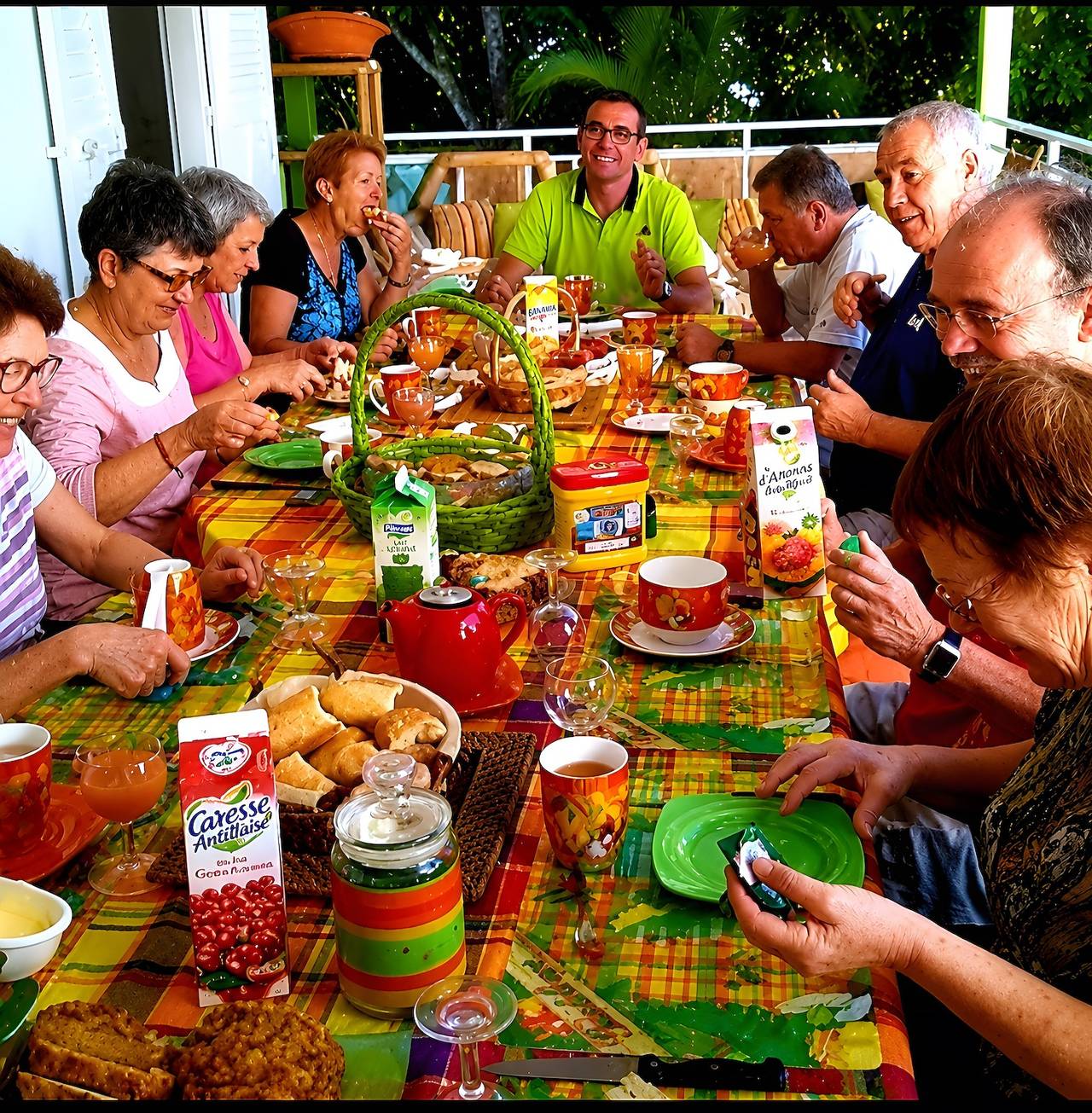 Villa du bonheur au Gosier avec petit déjeuner inclus, Wi-Fi et clim in Cocoyer, Le Gosier