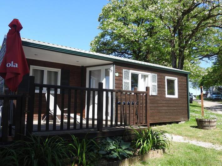 Sunêlia Camping les Nids du Lac - Mobilheim 4 personen - Mh2 Vip Pacific 30 m² in Sanchey, Épinal und Umgebung
