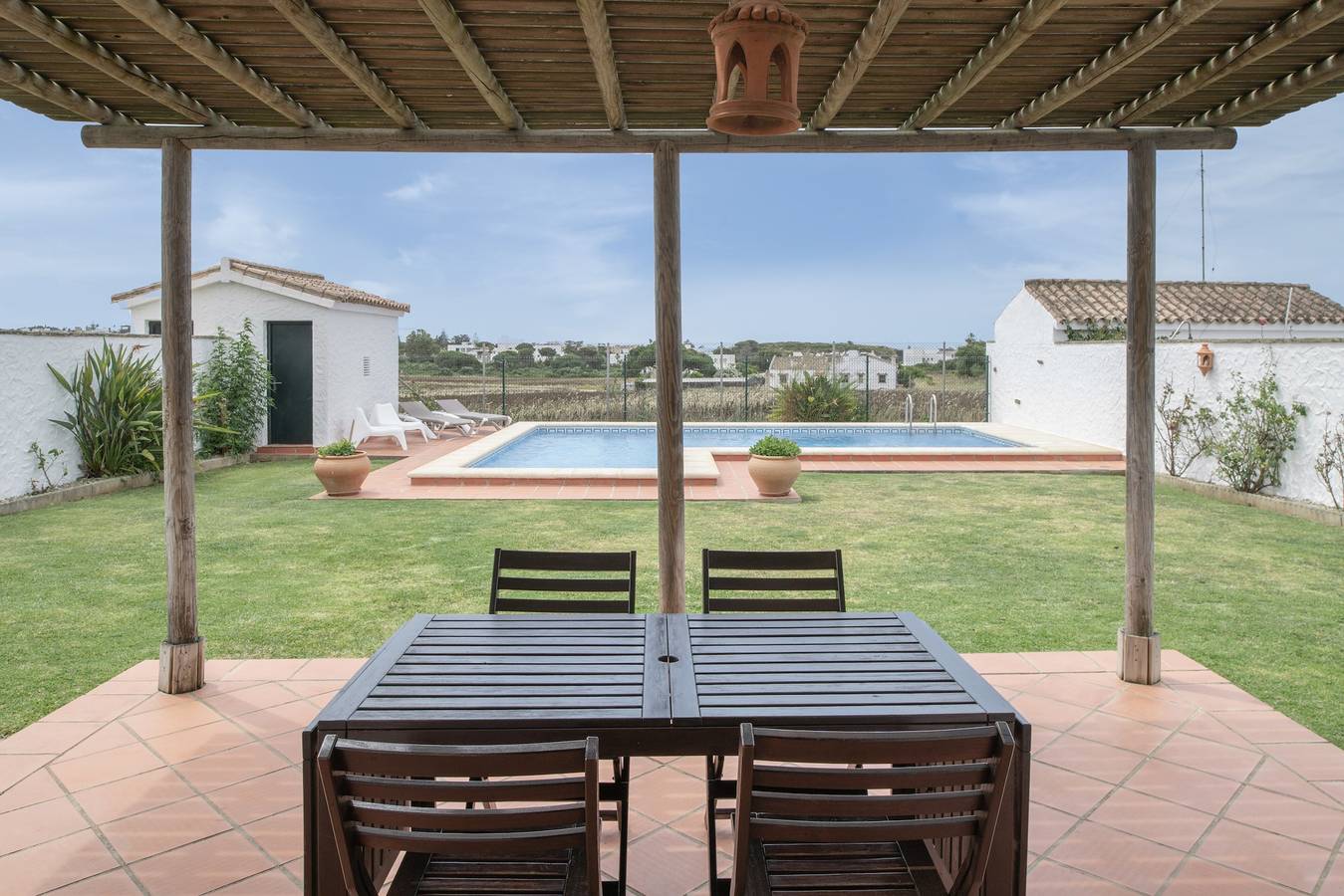 Casa La Gitanilla 1: piscina privada, terraza y Wi-Fi en Conil de la Frontera in Fuente del Gallo, Conil de la Frontera