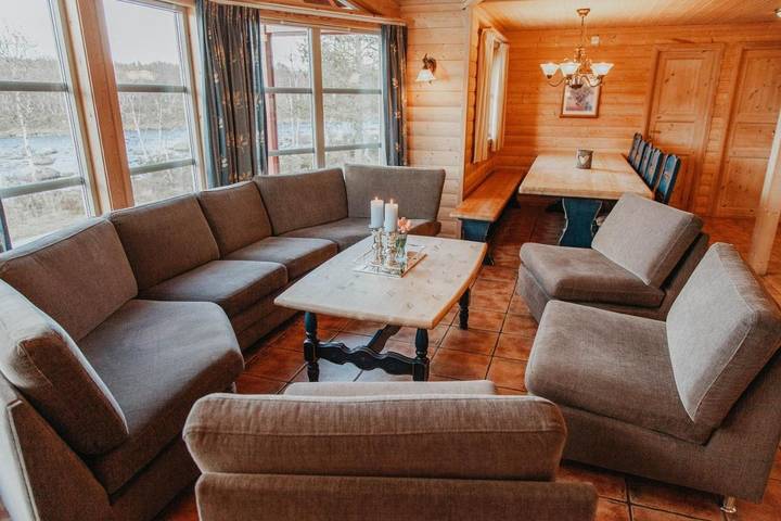 Bungalow für 9 Personen, mit Terrasse und Ausblick sowie Sauna in Norwegen - 2