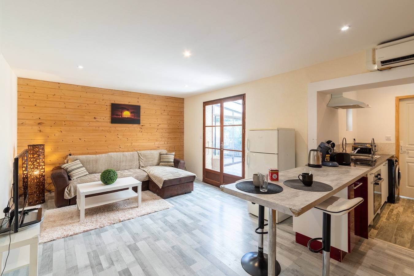 Tranquillité - Maison climatisée avec jardin in Clermont-Soubiran, Agen en omgeving