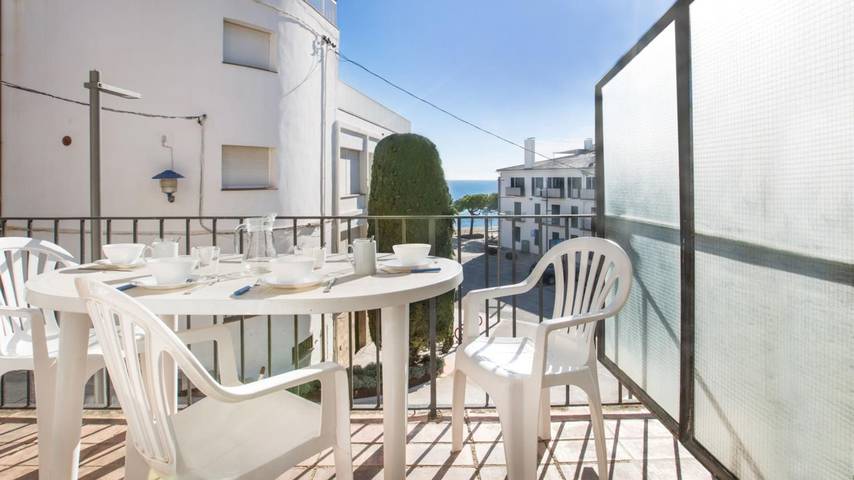 Apartamento para 6 personas, con balcón en Llafranch