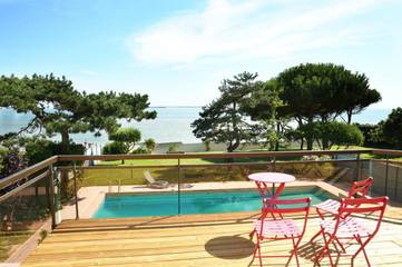 Cottage pour 10 personnes, avec jardin et vue ainsi que balcon et piscine dans Thalazur (Royan)