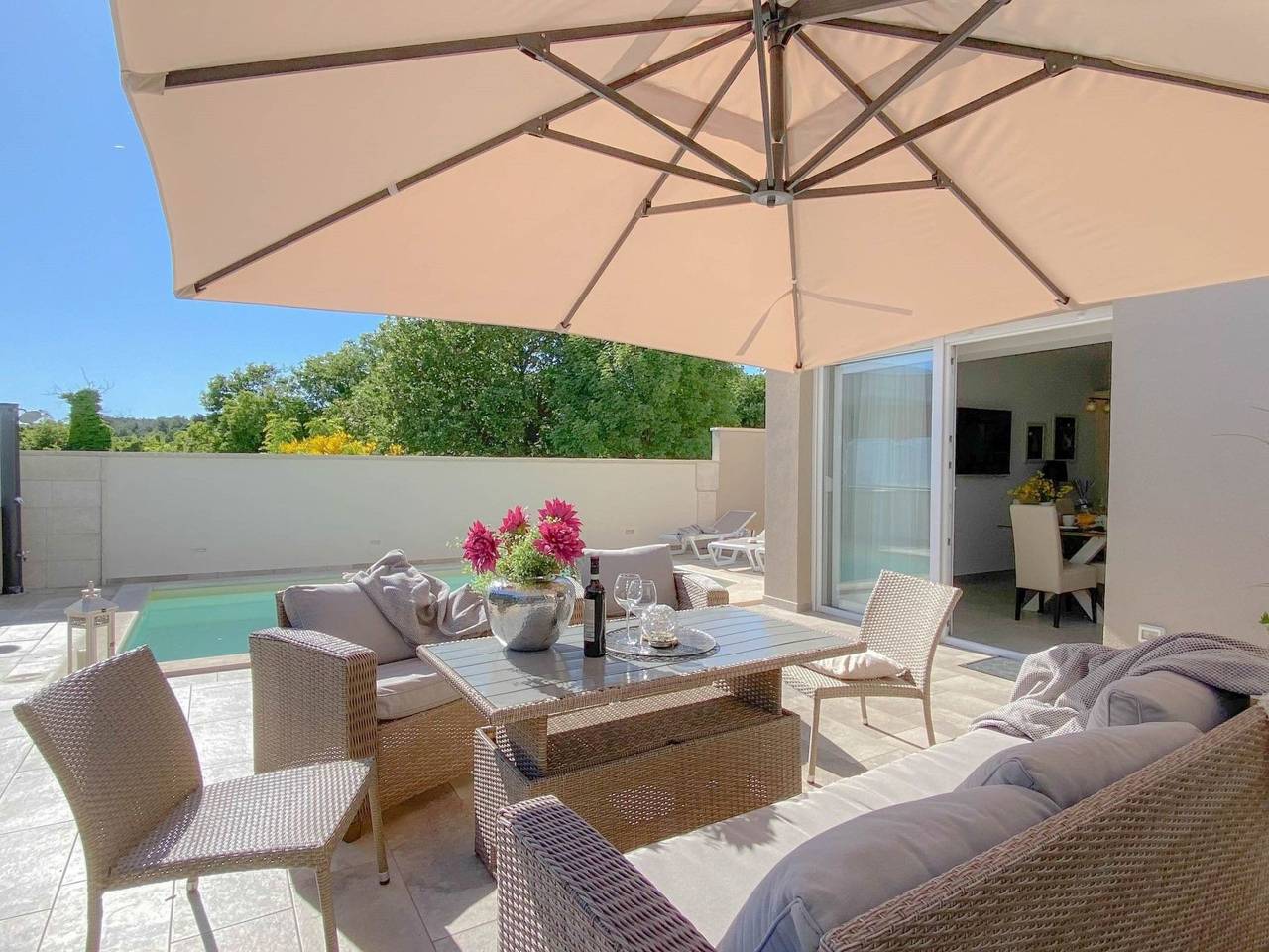 Mit Privatpool für 6 Personen ca. 105 m² in Bužinija, Adriaküste Kroatien in Mareda, Regio Umag