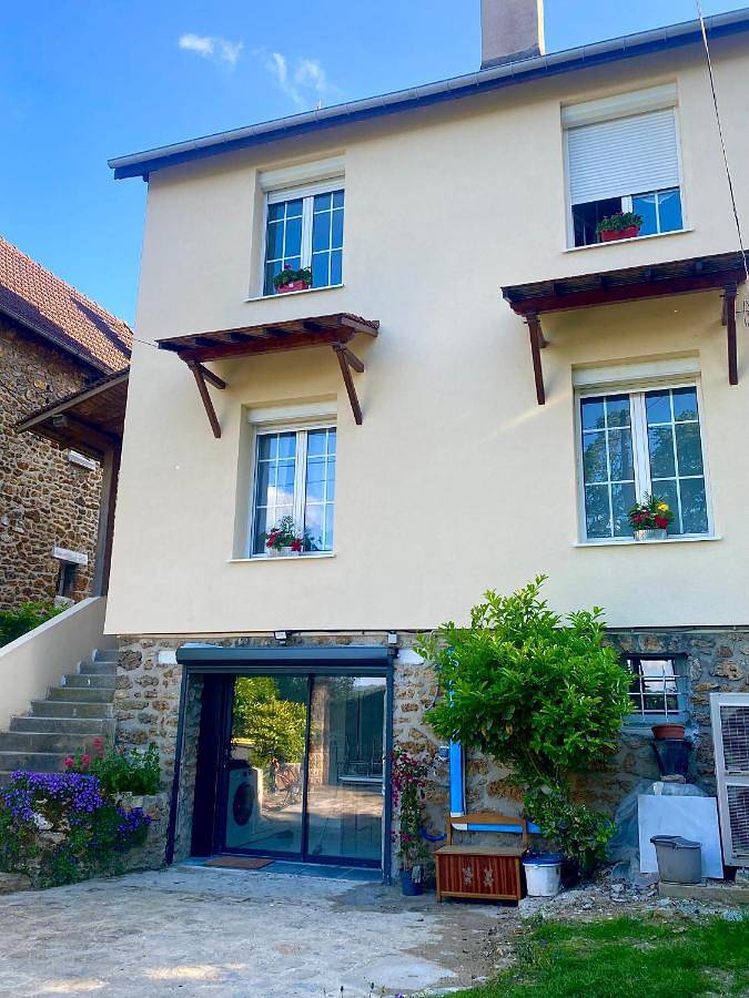 Appartement de vacances pour 4 personnes, avec terrasse ainsi que vue et jardin
