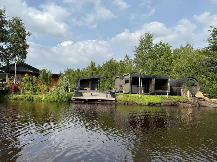 Chalet für 5 Personen, mit Whirlpool und Terrasse sowie Garten und Sauna in Twist
