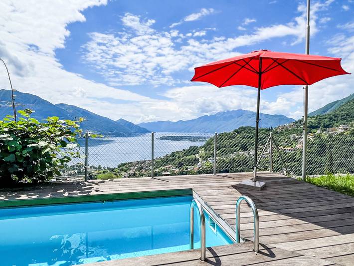 Ferienwohnung für 2 Personen, mit Terrasse und Seeblick, mit Haustier am Lago Maggiore (Schweiz) - 2