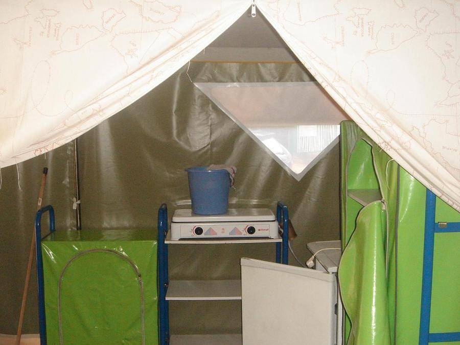 Camping La Fontaine - Bungalow de lona 5 personas - 2 habitaciones 16m², sin sanitarios in Guérande, Côte de Jade