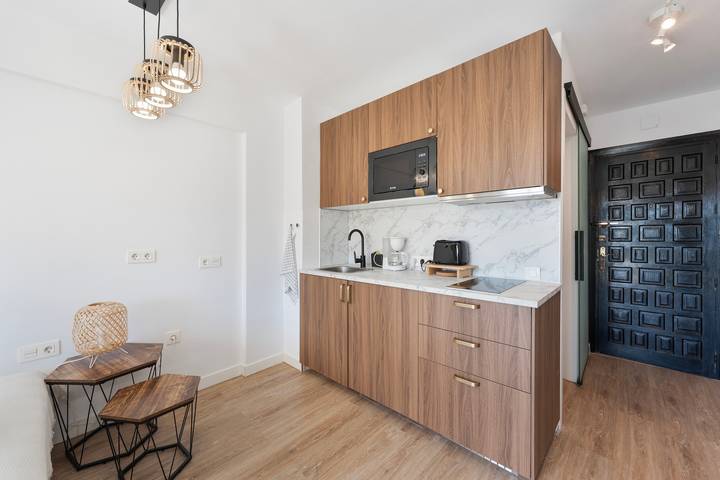 Hel studio-lejlighed, Studio for 2 personer med balkon in Nueva Andalucia Golf Valley, Marbella