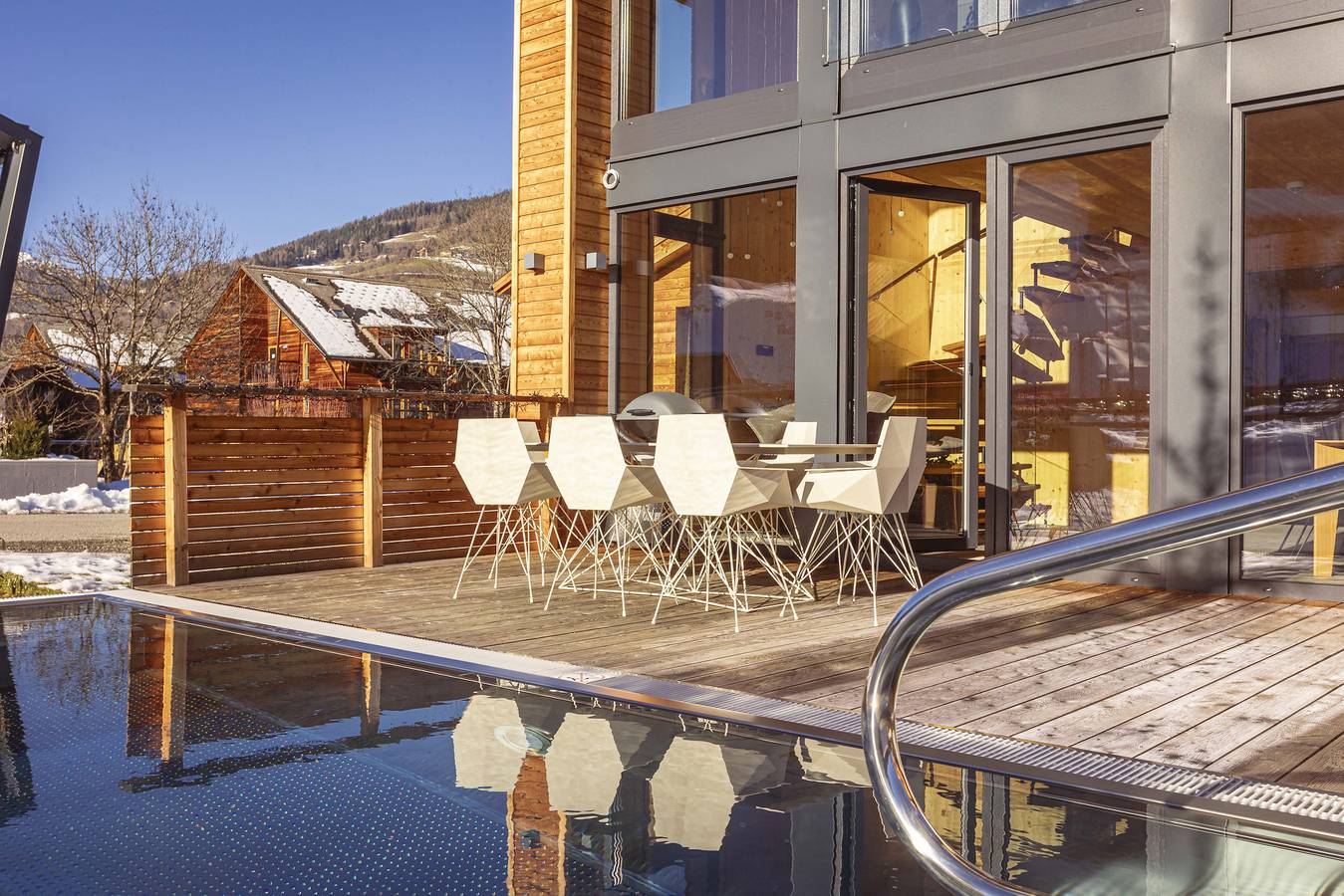 Panorama Ferienhaus # 8 mit Sauna & Pool in St. Georgen ob Murau, Sankt Georgen am Kreischberg