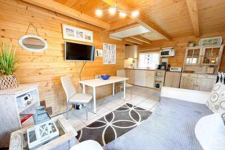 Ferienhaus für 2 Personen, mit Ausblick und Seeblick sowie Garten an der Ostsee