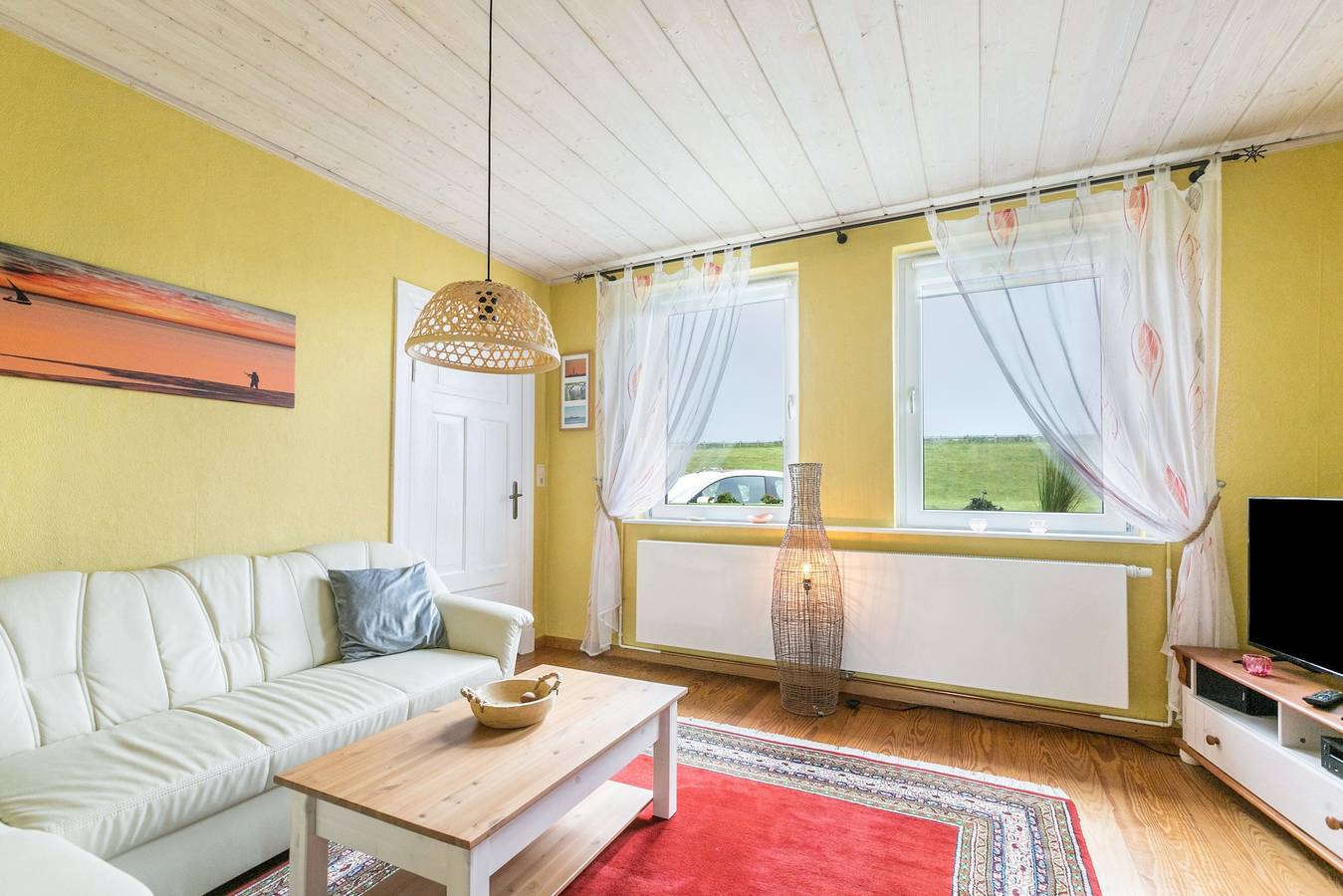 Ferienhaus 'Auszeit Il Am Deich Auf Nordstrand' mit privater Terrasse, privatem Garten und Wlan in Nordstrand (Gemeinde), Nordseeküste