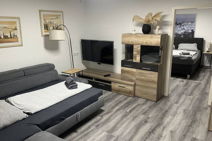 Ganze Wohnung, Bungalow / Apartment „KüstenNest“ 60m² nahe Ostsee. voll ausgestatteter Küche in Ratekau, Ostholstein