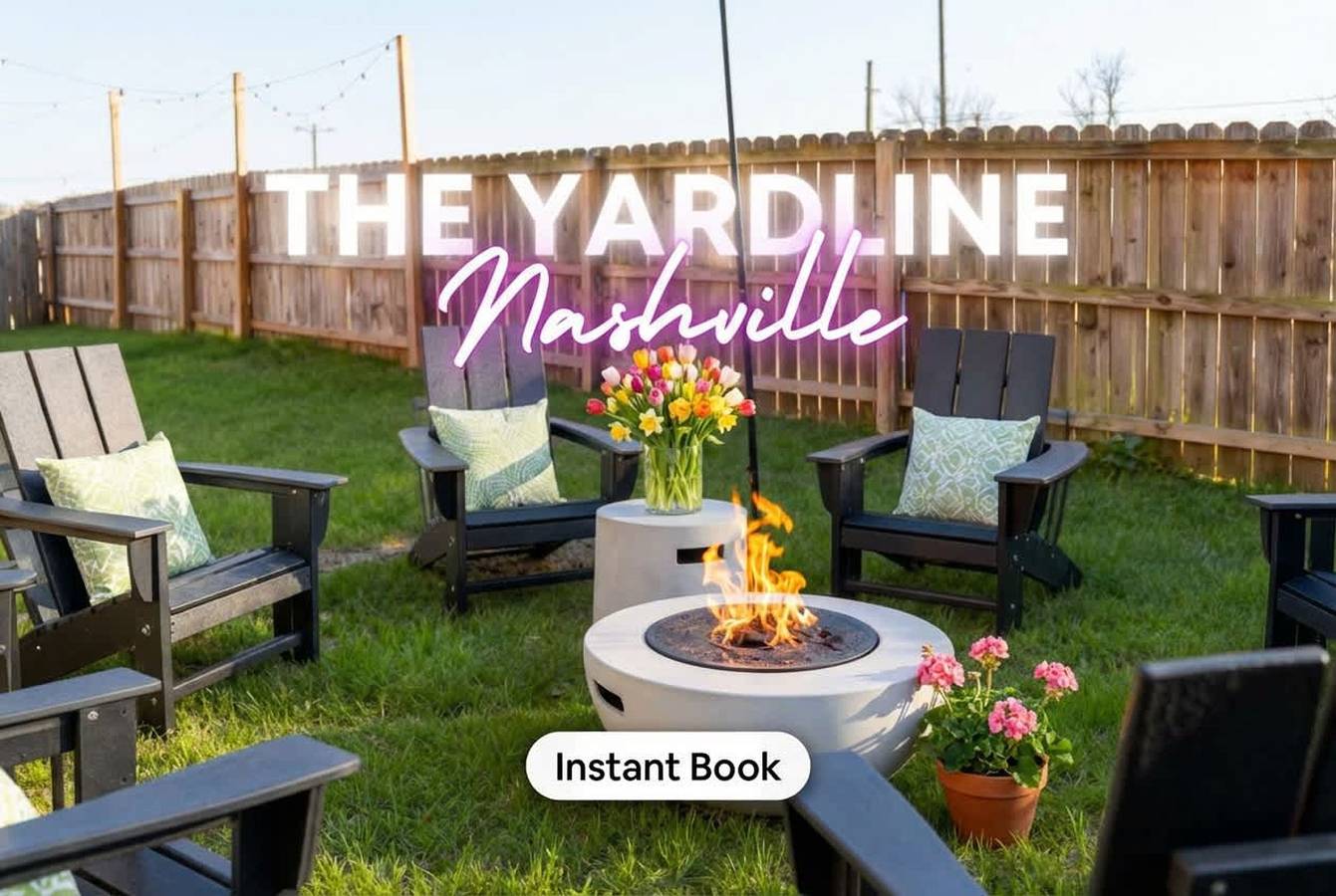 Game Room Balcony Backyard Near Downtown Nash in Nashville, Tennessee