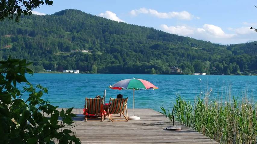 Ferienwohnung für 3 Personen, mit Balkon und Garten in Krumpendorf am Wörthersee - 2