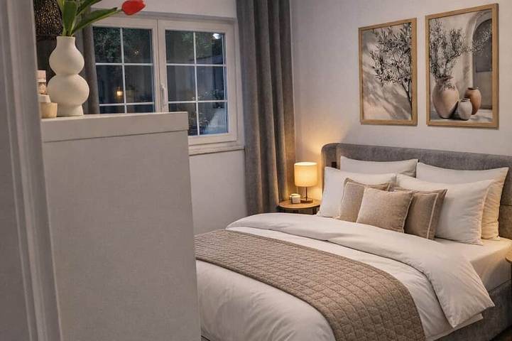 Appartement de vacances pour 6 personnes, avec Jacuzzi ainsi que Terrasse et Jardin