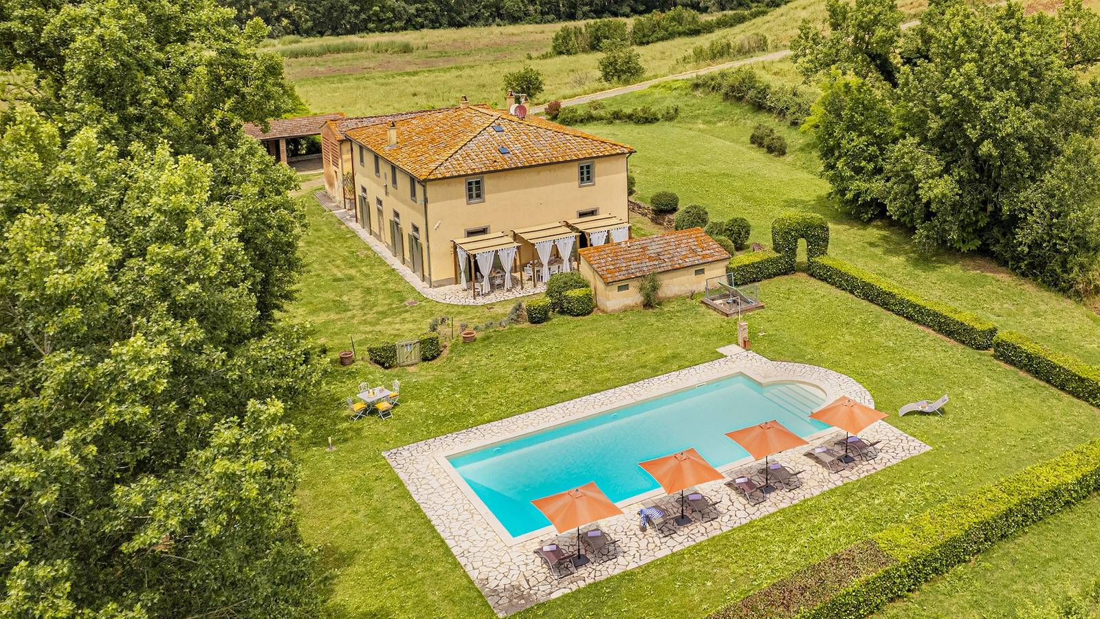 Villa für 8 Personen mit Garten in Peccioli, Pisa Provinz