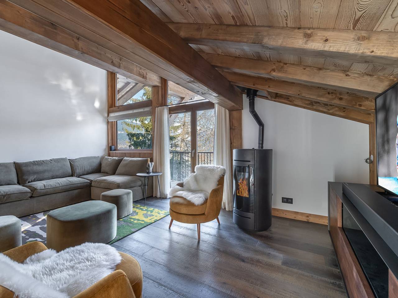 Ganze Wohnung, Großzügige Wohnung in Pistennähe mit Hammam und Parkplatz in Le Praz, Saint-Bon-Tarentaise