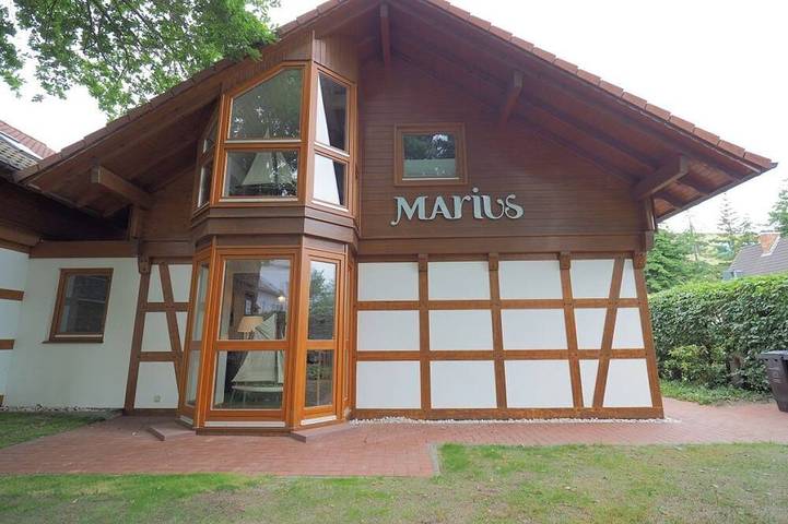 Ferienhaus für 6 Personen, mit Terrasse und Sauna sowie Garten in Binz