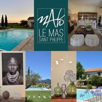 Maison d’hôte pour 2 personnes, avec jacuzzi ainsi que jardin et piscine à Jonquières