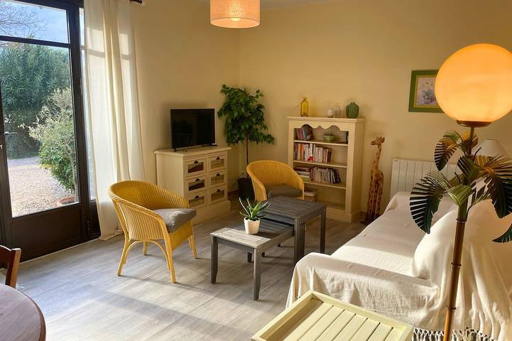 Maison de vacances pour 5 personnes, avec jardin et piscine