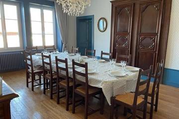 Gîte pour 8 personnes, avec jardin et balcon, animaux acceptés dans Mouthe