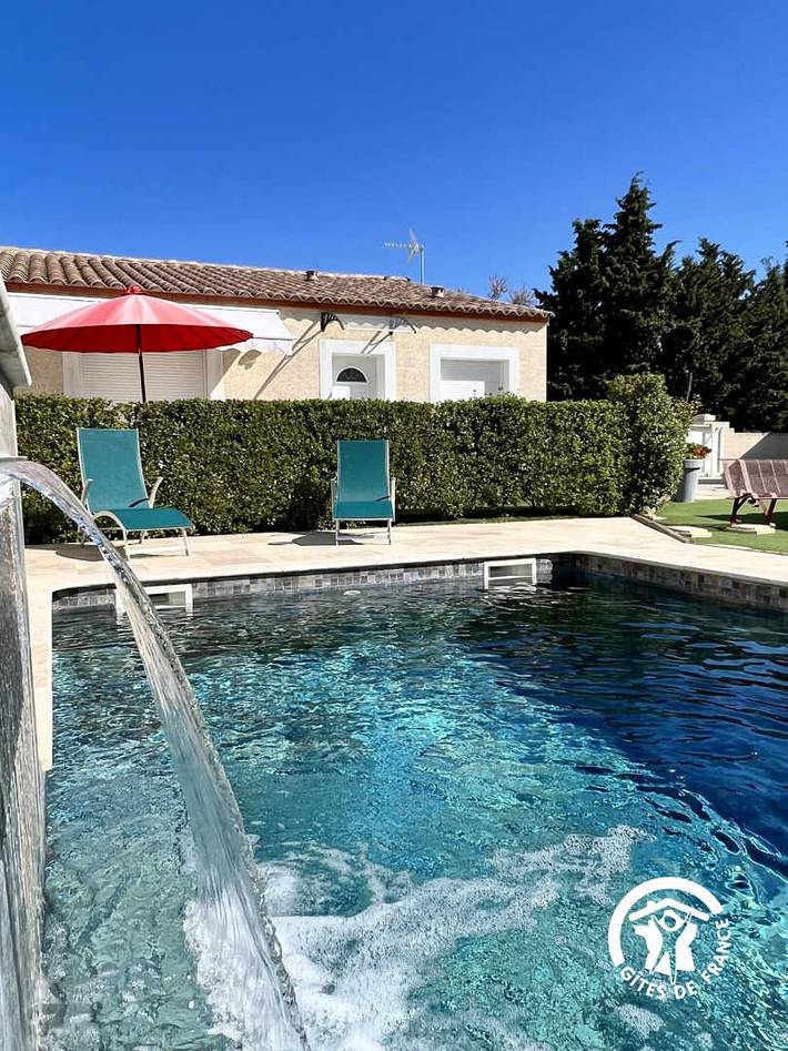 Gîte pour 2 personnes, avec piscine et jardin à Saint-Nazaire-d'Aude - 2