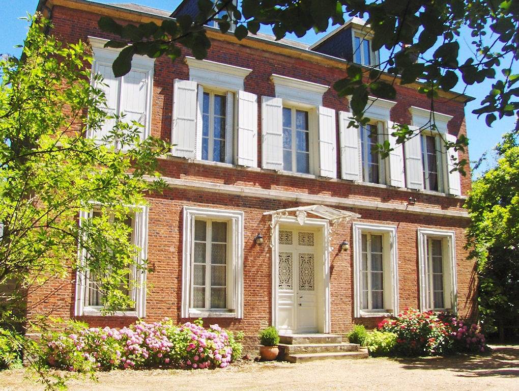 Le Clos du Guiel - Chambre Iris Bleu in Montreuil-l'Argillé, Région de Bernay