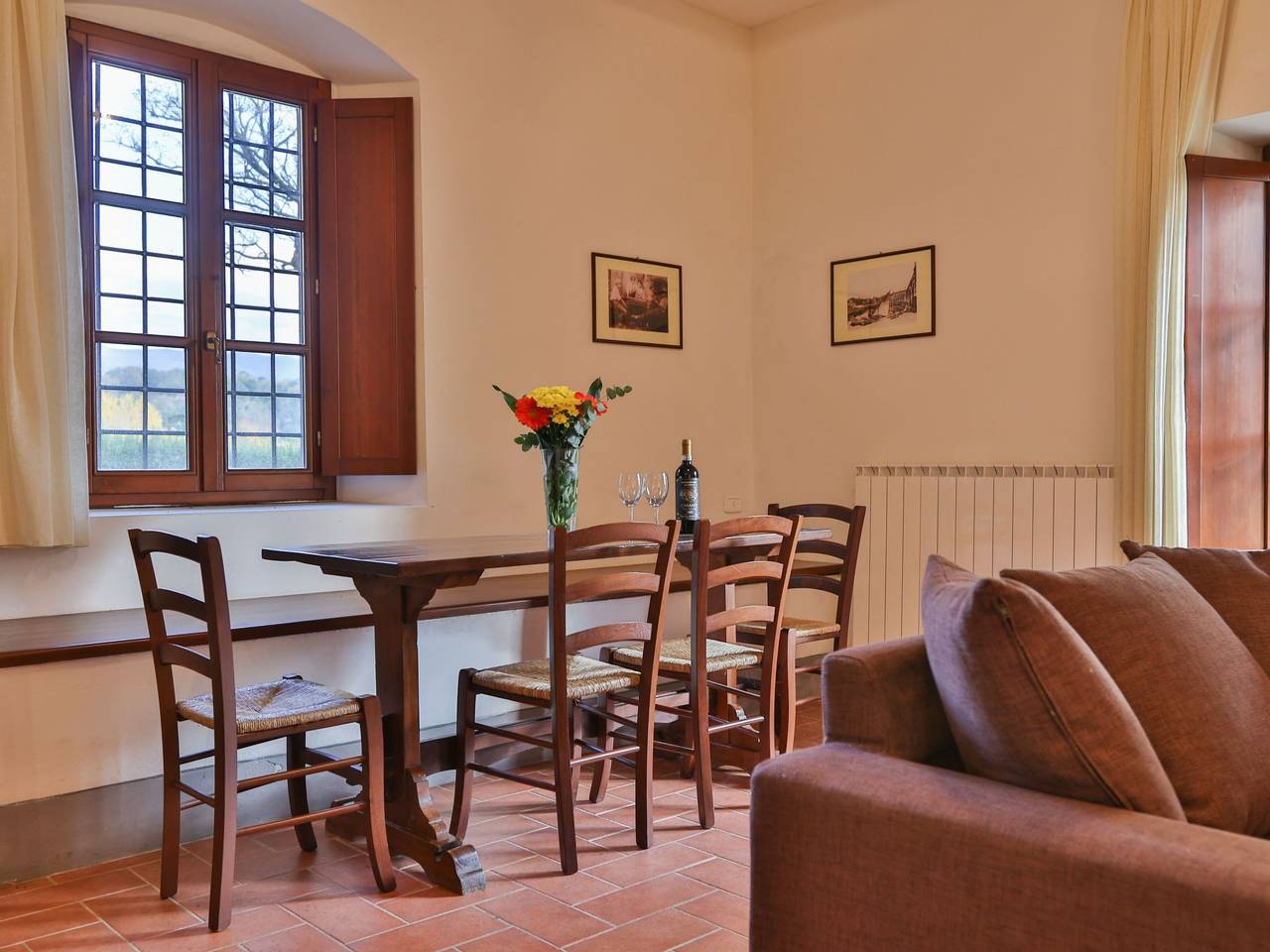Appartamento intero, 1-Schlafzimmer-Wohnung, die für Rollstuhlfahrer zugänglich ist in Reggello, Valdarno
