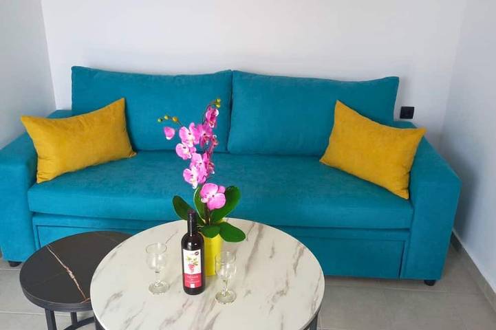 Appartement de vacances pour 4 personnes, avec terrasse et jardin