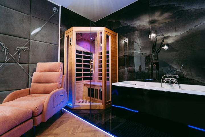 Apartament wakacyjny dla 4 osób, z Balkon i Jacuzzi oraz Sauna i Widok w Nowy Sącz